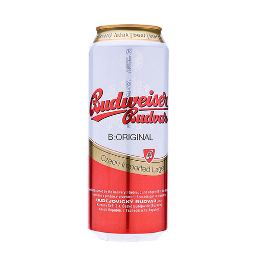 Bia Budweiser Budvar Dark Tiệp 4,7 % lon 500ml