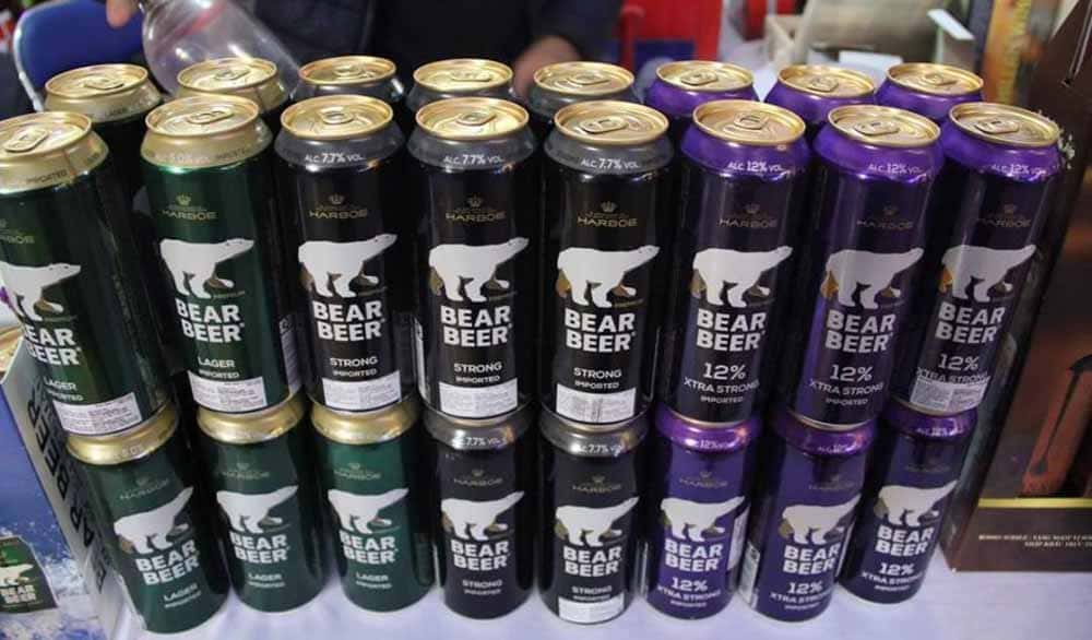 Bia Đức Bear Beer Extra Strong (Bia Gấu) 12% lon 500ml