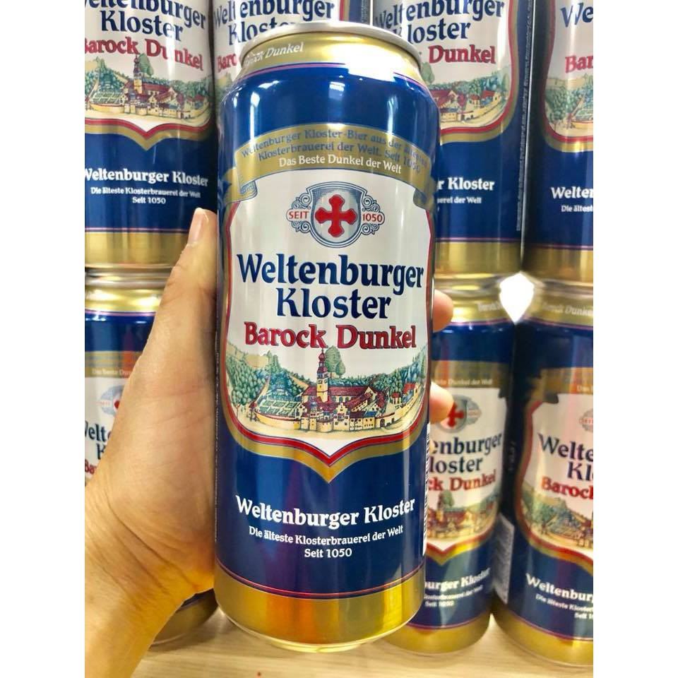 Bia Weltenburger Kloster Barock Dunkel Đức 4,7% lon 500ml Bia Weltenburger Kloster Barock Dunkel Đức 4,7% lon 500ml