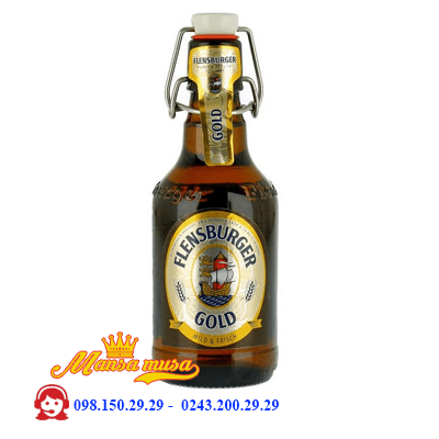 Bia FLENSBURGER GOLD 4,8 % (chai 330 ml)