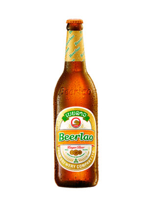Bia Lào Vàng 5 % (chai 640 ml)