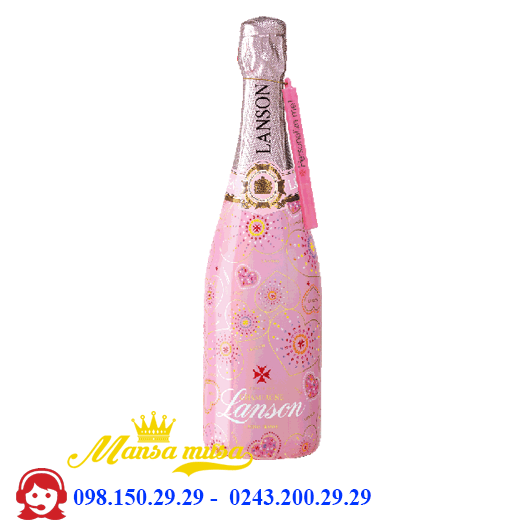 Rượu Champagne Lanson Rose Label