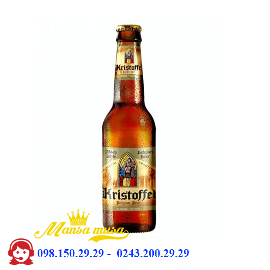 Bia Kristoffel Blond 6% - Chai 330ml
