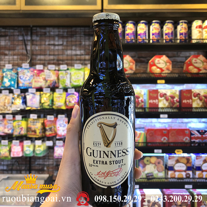 Bia Ireland Guinness Extra Stout