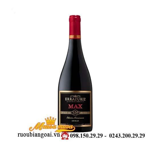 Vang Chile Errazuriz Max Reserva Syrah Aconcagua Valley Vang Chile Errazuriz Max Reserva Syrah Aconcagua Valley