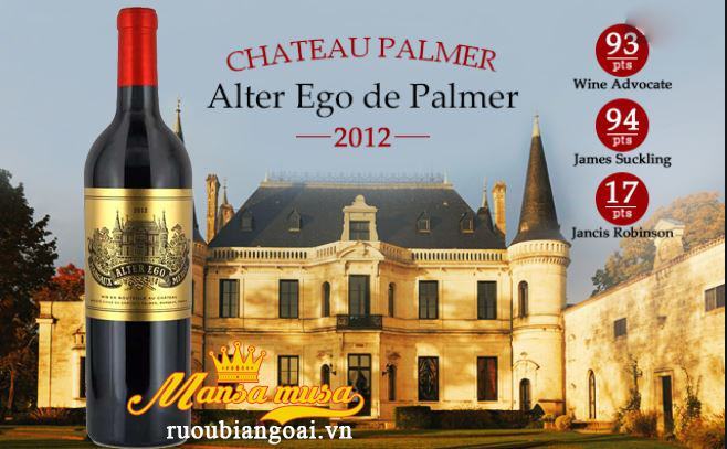 Rượu vang Pháp Alter Ego De Palmer 2012 Rượu vang Pháp Alter Ego De Palmer 2012