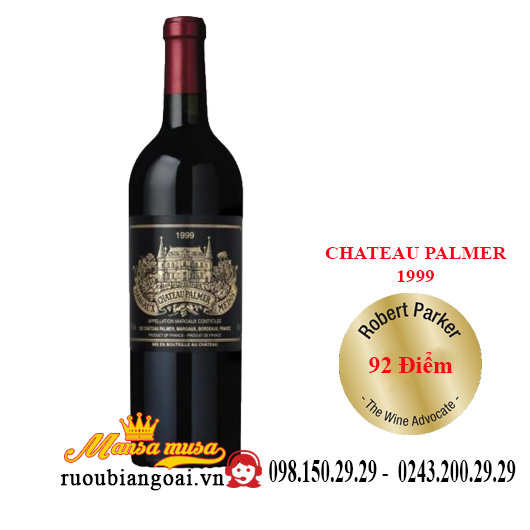 Rượu vang Pháp Chateau Palmer 1999