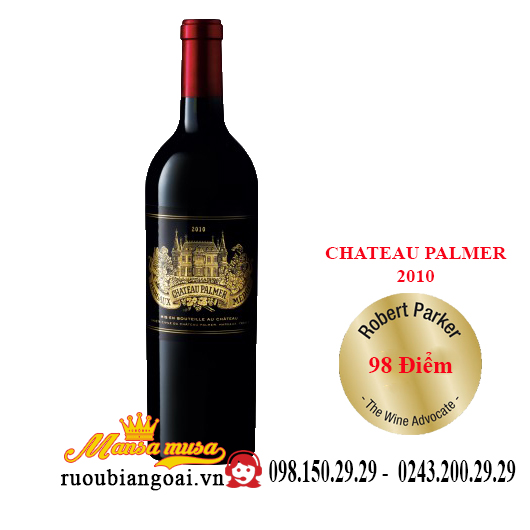 Rượu vang Pháp Chateau Palmer 2010