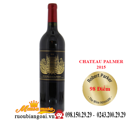 Rượu vang Pháp Chateau Palmer 2015
