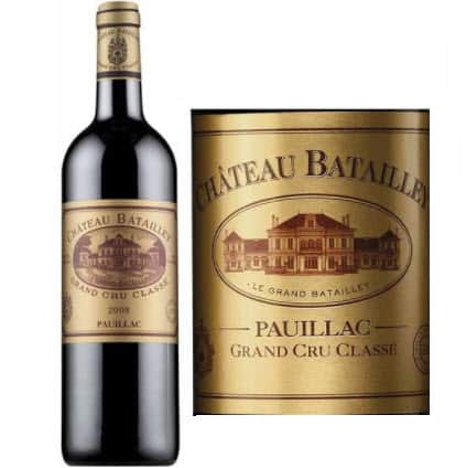 Rượu vang pháp Chateau Batailley 2008