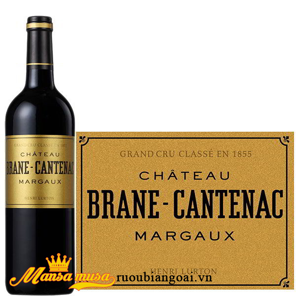 Vang Château Brane-Cantenac Margaux (Grand Cru Classé)