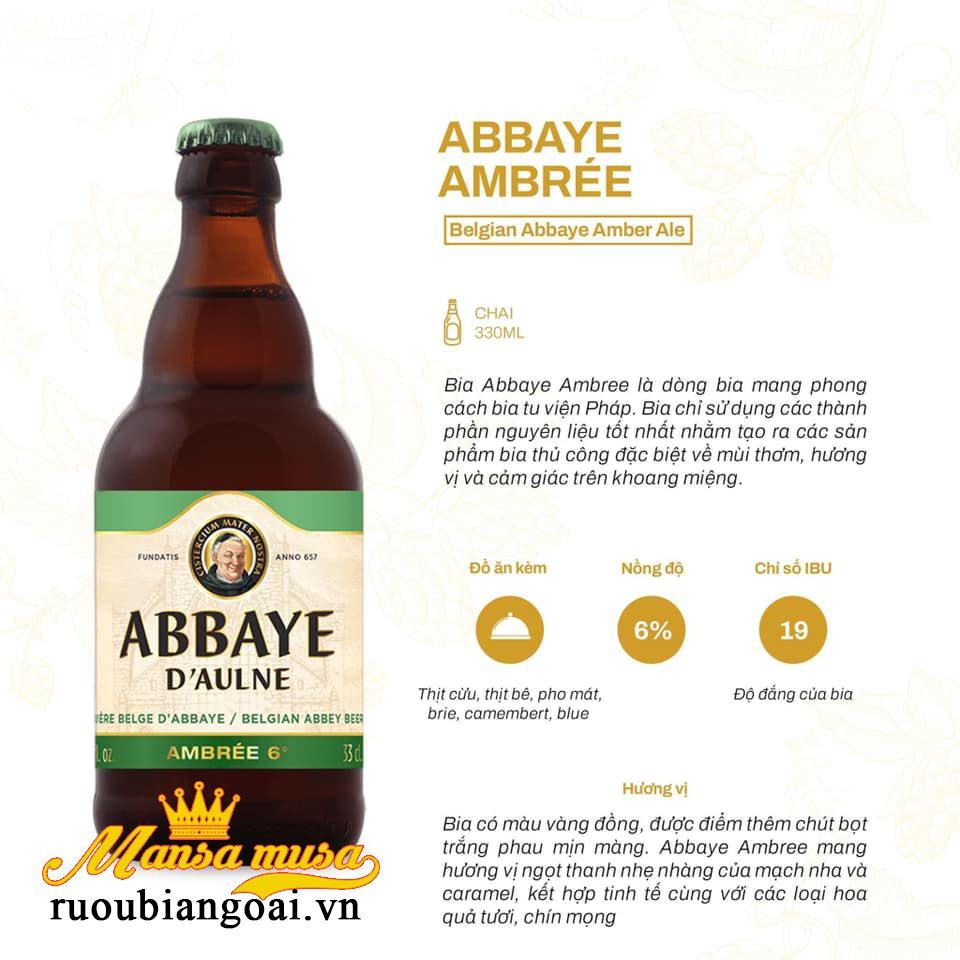 Bia Abbaye D'aulne Ambree Bia Abbaye D'aulne Ambree