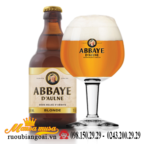 Bia Bỉ Abbaye D’aulne Blonde Ale