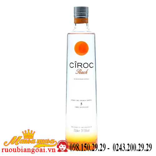 Rượu Vodka Ciroc Peach