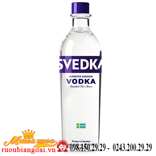Rượu Vodka Svedka