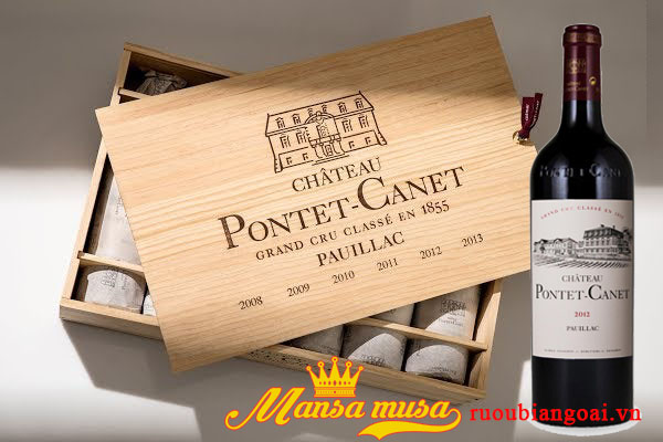 Thương hiệu và xuất xứ nói lên chất lượng của rượu vang Chateau Pontet Canet