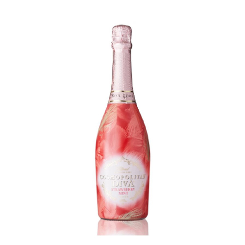 Rượu Vang Hoa Quả Cosmopolitan Diva Strawberry Mint Fusion