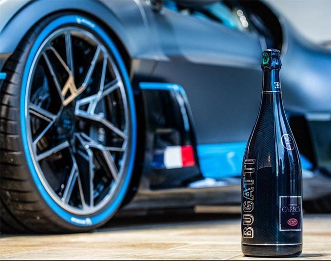 Rượu Vang Nổ Carbon Bugatti Champagne Limited Edition