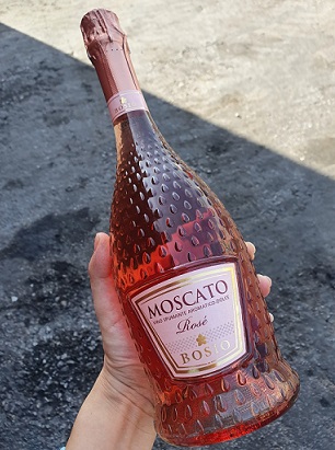 Rượu Vang Nổ Moscato Rose Bosio