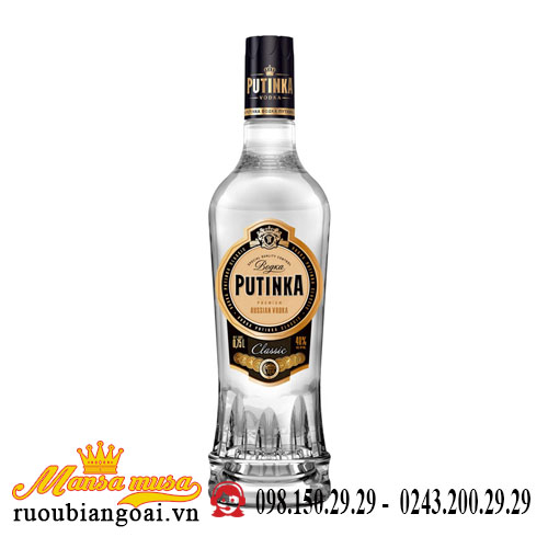 Rượu Vodka Putinka Classic 700ml