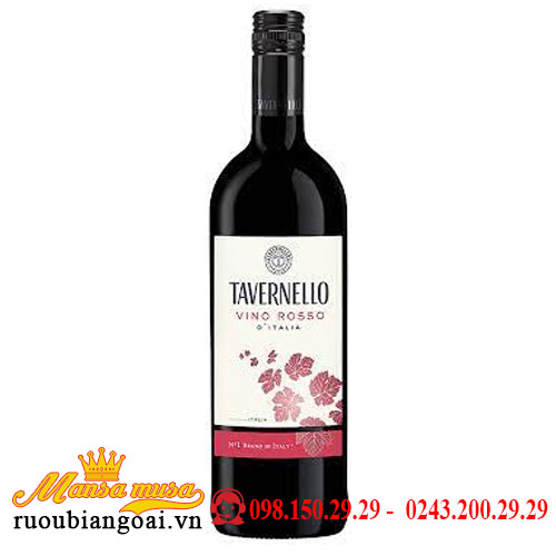 Rượu Vang Tavernello Vino Rosso D’italia