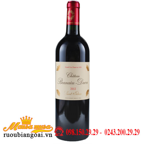 Rượu Vang Chateau Branaire - Ducru 2012 | Rượu Vang Pháp