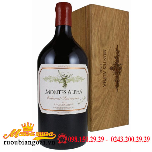 Rượu Vang Chile Montes Alpha Cabernet Sauvignon 3000ml