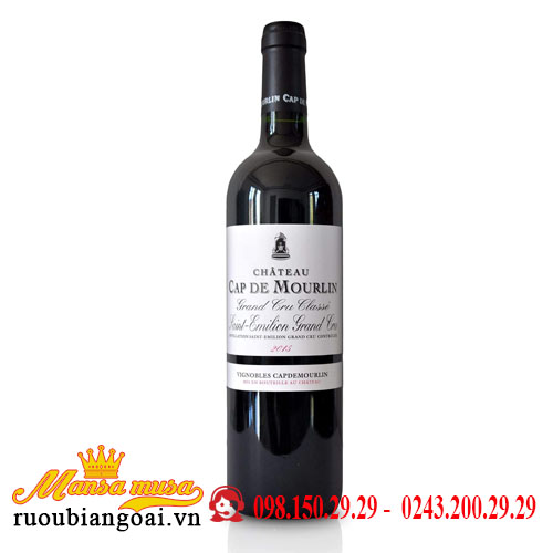 Rượu Vang Chateau Cap De Mourlin 2015 | Rượu Vang Pháp