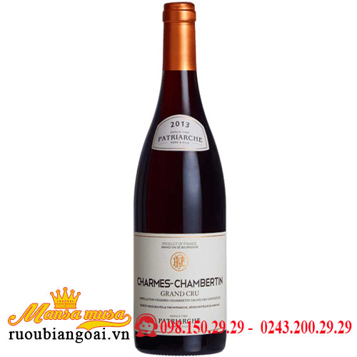 Rượu Vang Patriarche Charmes Chambertin 2013 | Rượu Vang Pháp