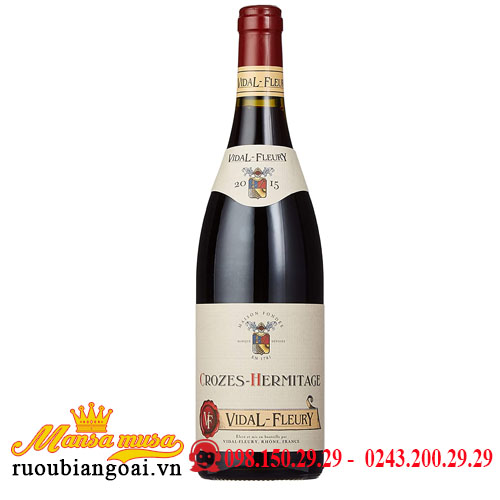 Rượu Vang Vidal Fleury Crozes Hermitage 2015 | Rượu Vang Pháp