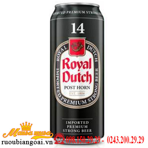 Bia Royal Dutch 14% Hà Lan - 24 lon 500ml 
