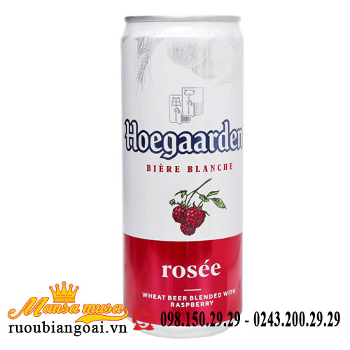 Bia Hoegaarden rosé 3,3% - 24 lon 330ml