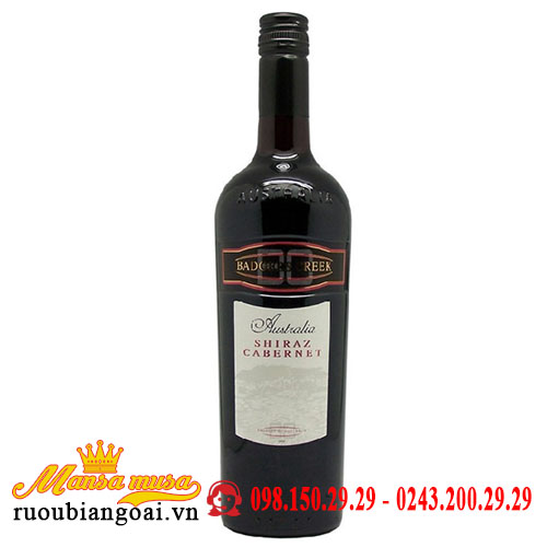 Rượu vang Badgers Creek Shiraz Cabernet Sauvignon | Rượu Vang Úc