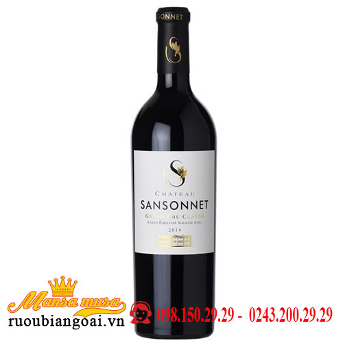 Rượu Vang Chateau Sansonnet 2014 | Rượu Vang Pháp