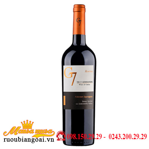 Rượu Vang G7 Reserva Cabernet Sauvignon