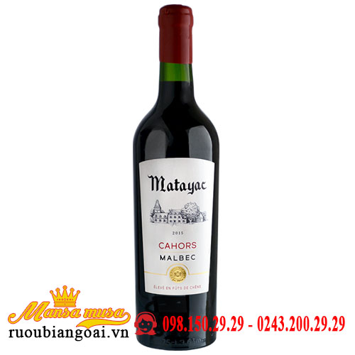 Rượu Vang Matayac Cahors Malbec | Rượu Vang Pháp