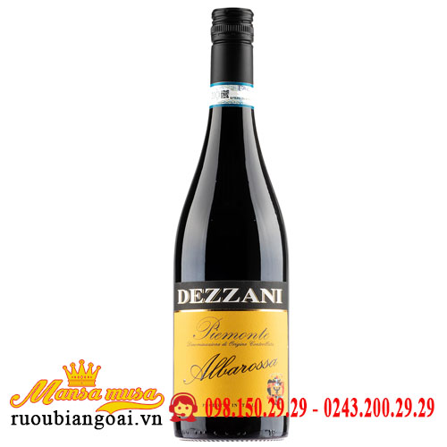 Rượu Vang Dezzani Albarossa DOC