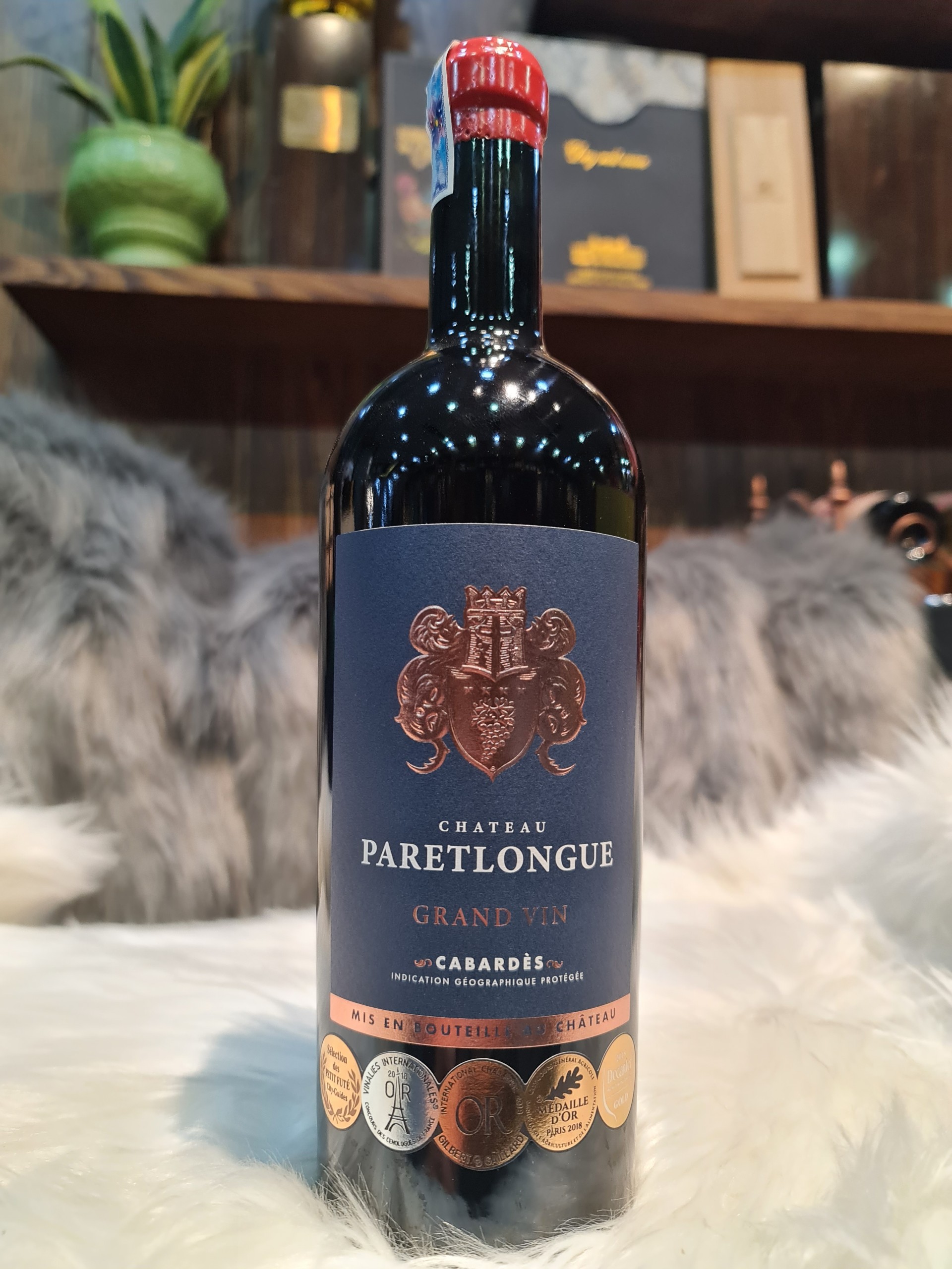 Rượu vang đỏ Chauateau Paretlongue-1