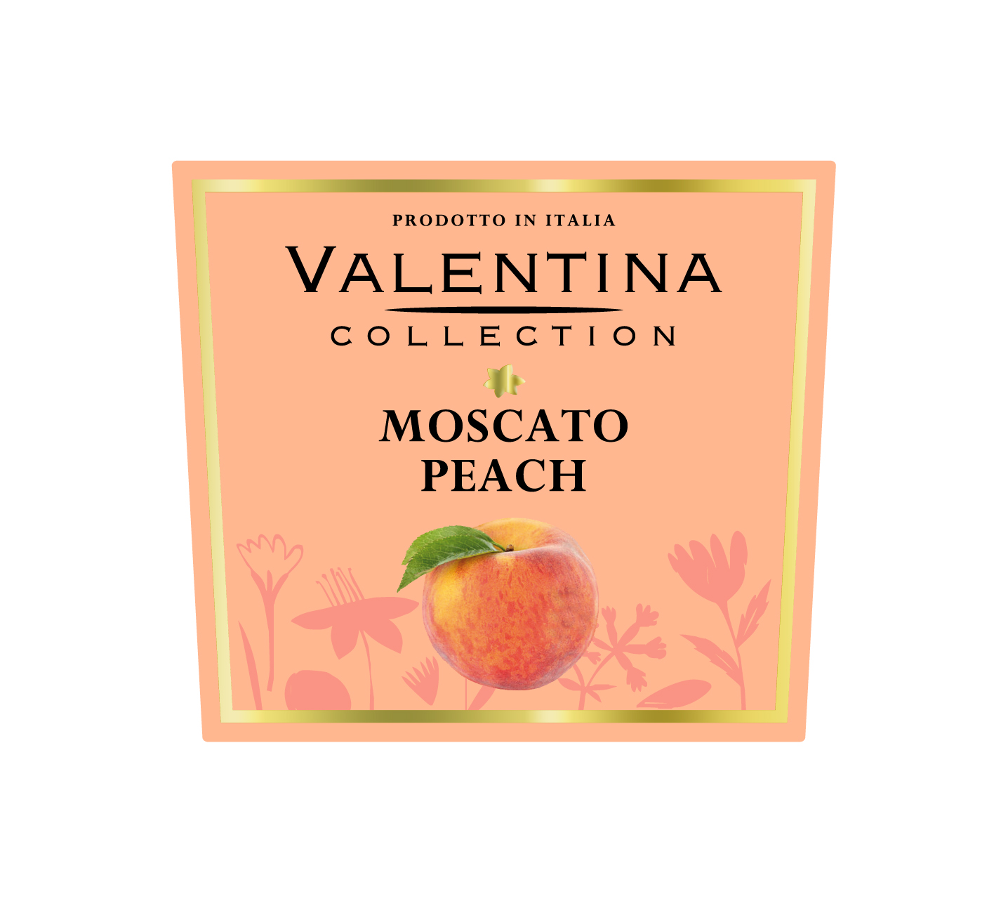 Valentina collection mocasto peach