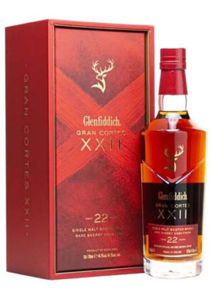 rượu whisky glenfiddich 22 năm - gran cortes xxii