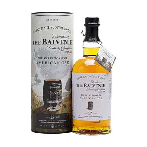 rượu whisky balvenie 12 năm american oak