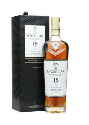 rượu whisky macallan 18 năm - sherry oak 2021