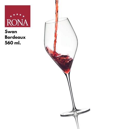 Ly rượu vang đỏ Rona Swan Bordeaux