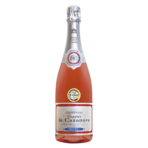 Rượu Champagne Charles de Cazanove Brut Rose