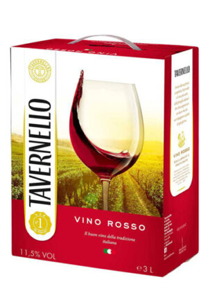 Rượu vang Ý bịch Tavernello Vino Rosso BIB