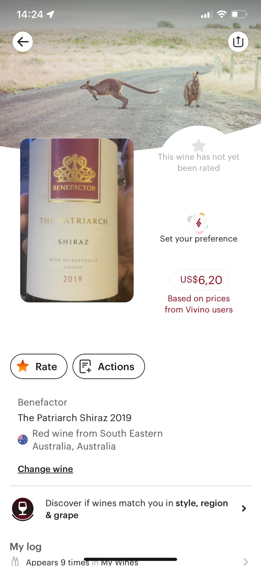 Rượu vang Úc The Patriarch Shiraz