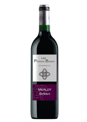 Rượu vang Pháp Les Pierres Boissy, Syrah Merlot, IGP d'Oc