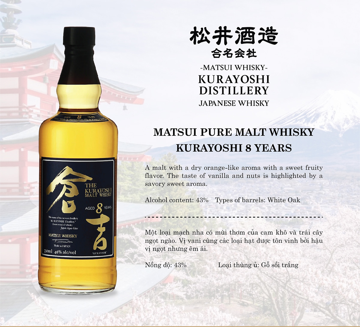 Rượu Matsui The Kurayoshi 8 năm