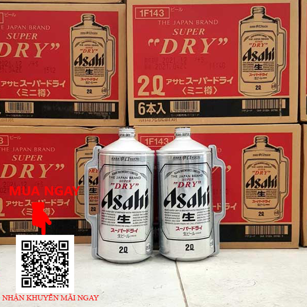 Bia Asahi Super Dry 2L