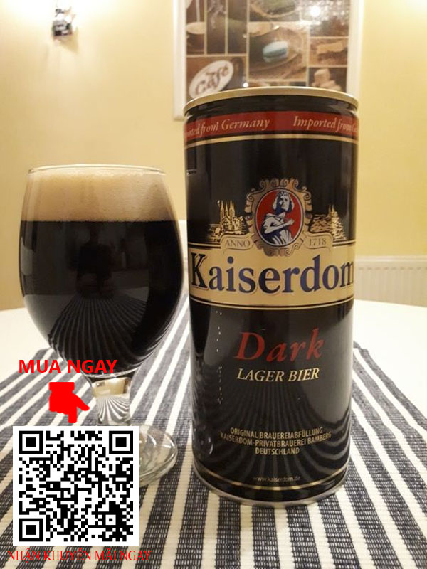Bia Kaiserdom Dark Lager 4,7% Đức 